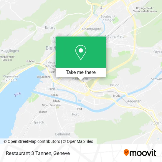 Restaurant 3 Tannen map