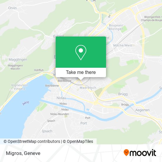 Migros map