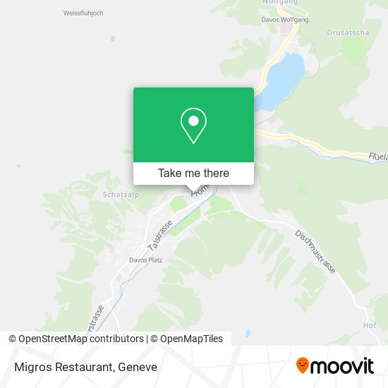 Migros Restaurant map