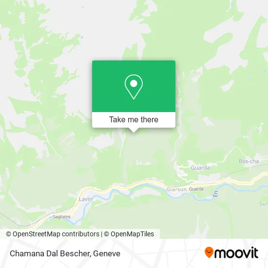 Chamana Dal Bescher map
