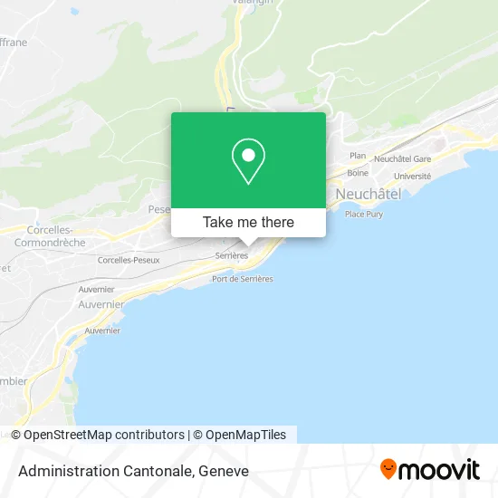 Administration Cantonale map
