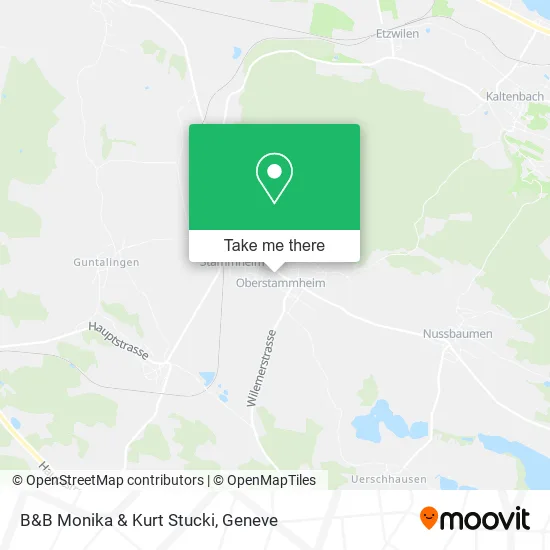 B&B Monika & Kurt Stucki map