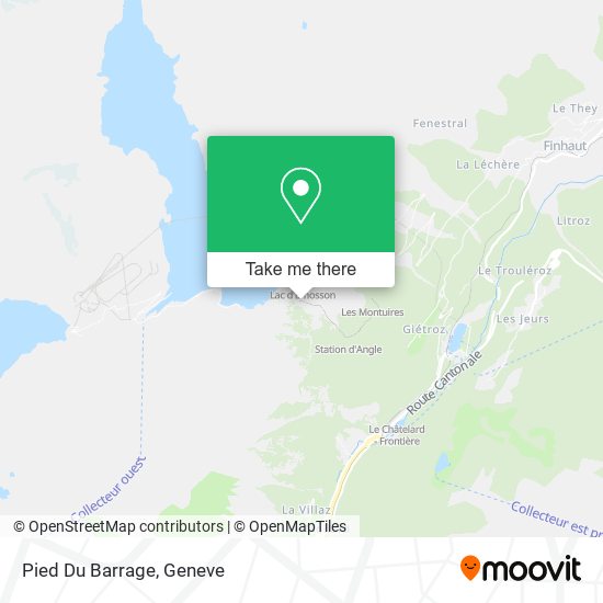 Pied Du Barrage map