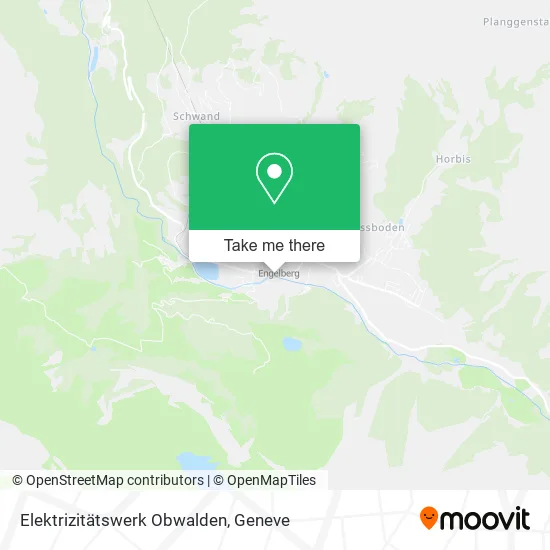 Elektrizitätswerk Obwalden map