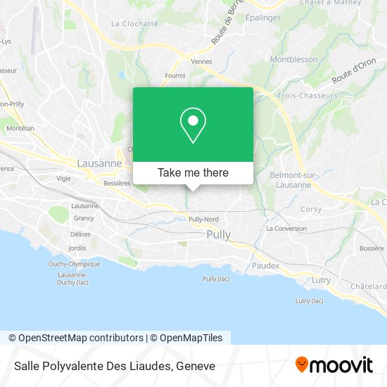 Salle Polyvalente Des Liaudes map