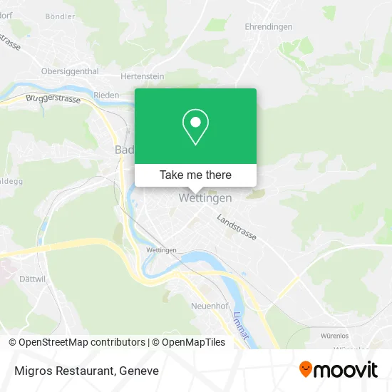Migros Restaurant map
