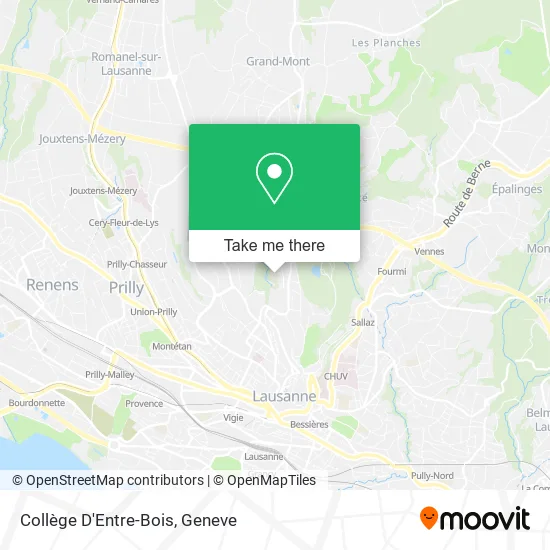 Collège D'Entre-Bois map