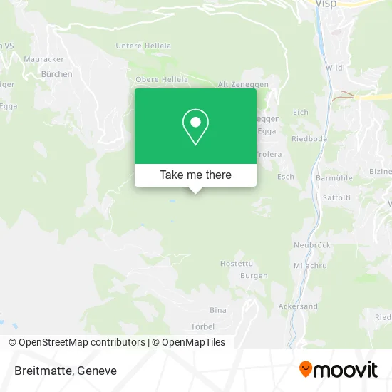 Breitmatte map