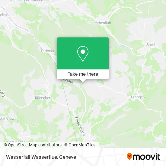 Wasserfall Wasserflue map