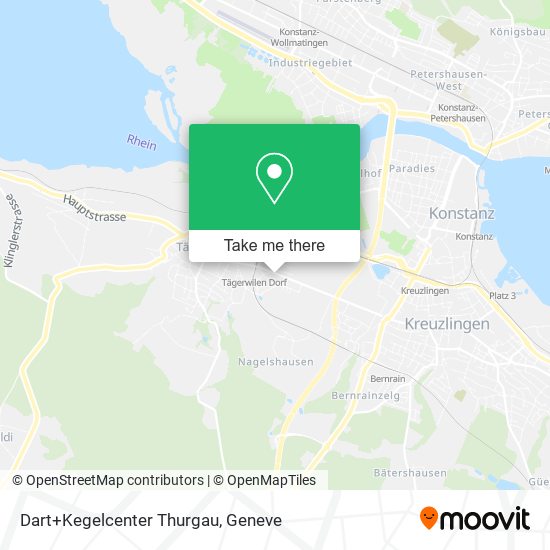 Dart+Kegelcenter Thurgau map