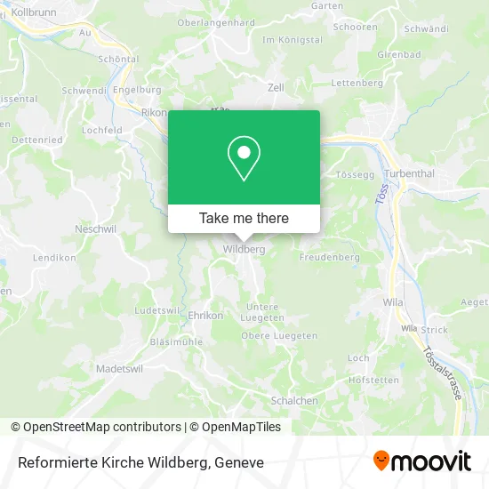 Reformierte Kirche Wildberg map