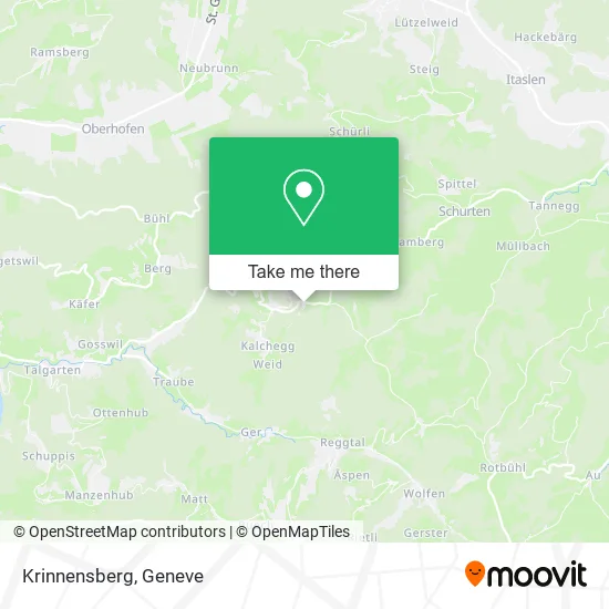 Krinnensberg map