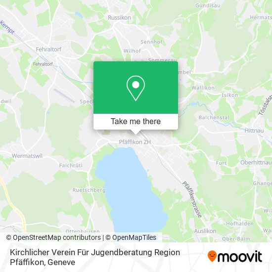 Kirchlicher Verein Für Jugendberatung Region Pfäffikon map