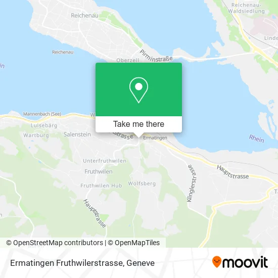 Ermatingen Fruthwilerstrasse map
