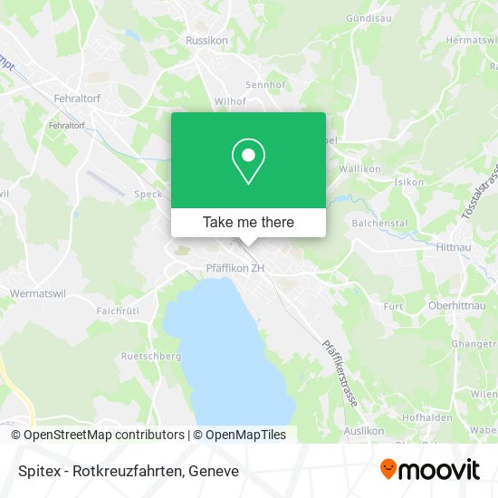 Spitex - Rotkreuzfahrten map