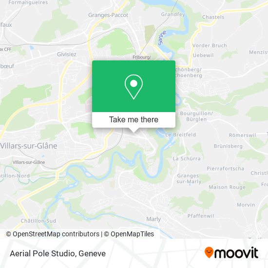 Aerial Pole Studio map