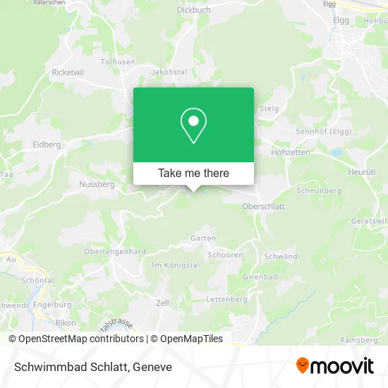 Schwimmbad Schlatt map
