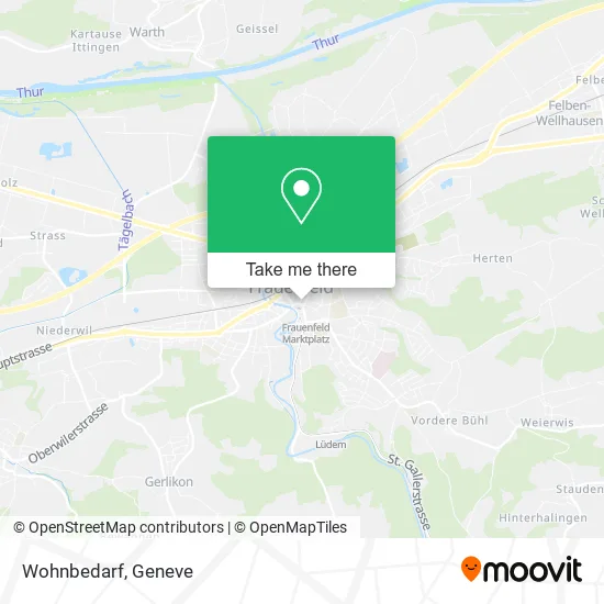 Wohnbedarf map