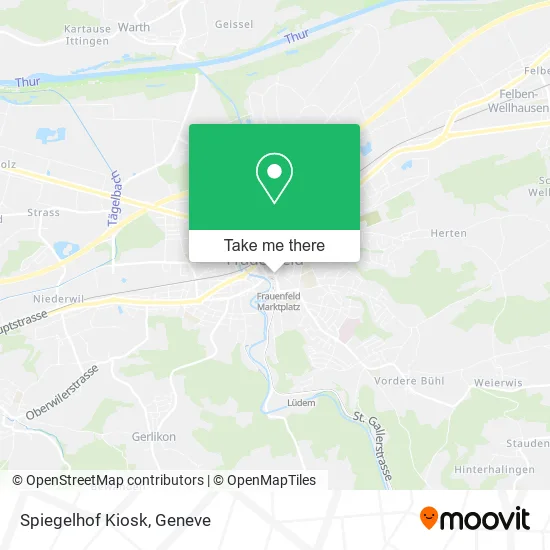Spiegelhof Kiosk map