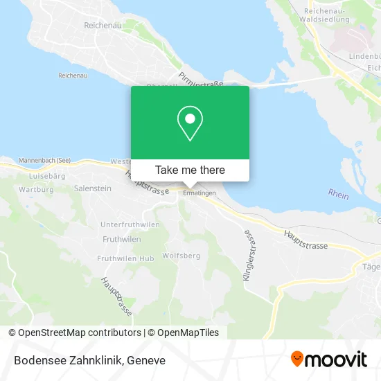 Bodensee Zahnklinik map
