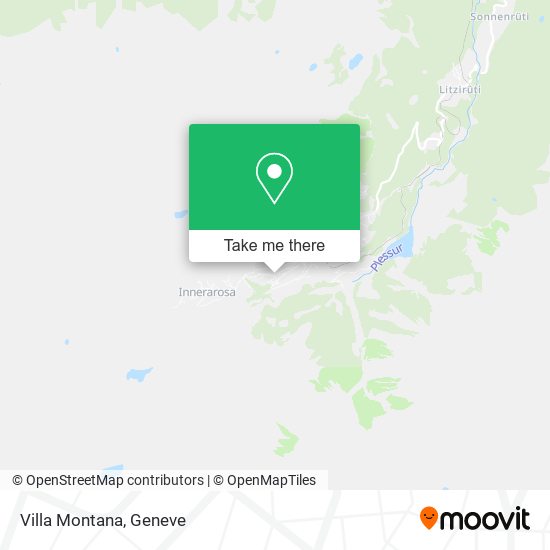 Villa Montana map