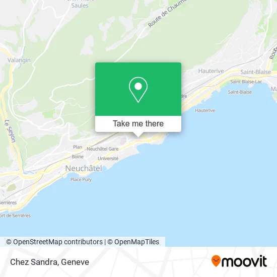 Chez Sandra map