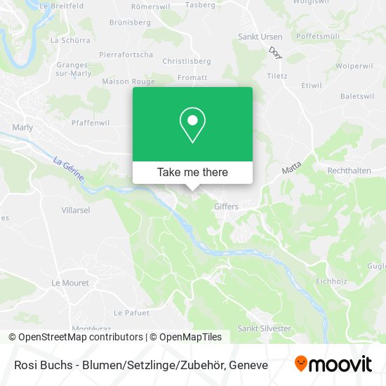 Rosi Buchs - Blumen / Setzlinge / Zubehör map