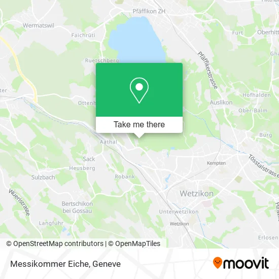 Messikommer Eiche map