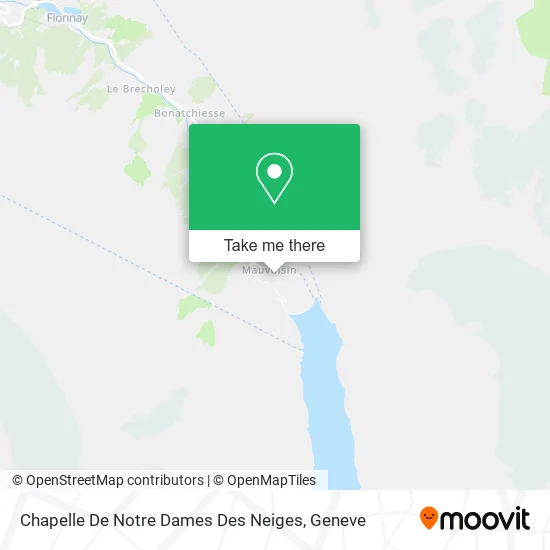 Chapelle De Notre Dames Des Neiges map