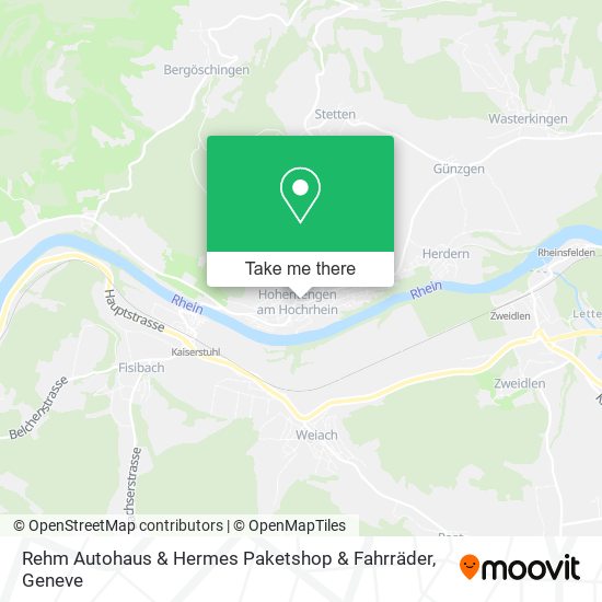 Rehm Autohaus & Hermes Paketshop & Fahrräder map