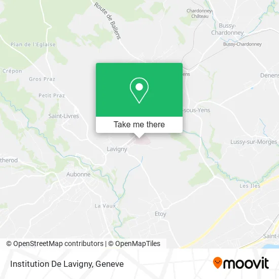 Institution De Lavigny plan