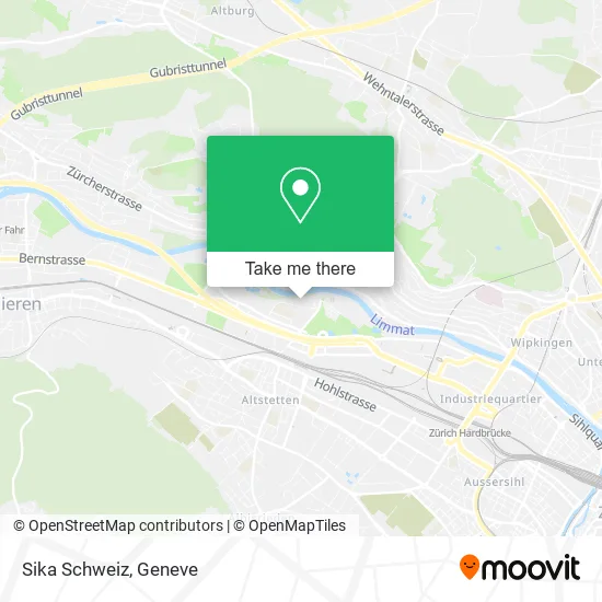 Sika Schweiz map
