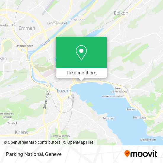 Parking National map