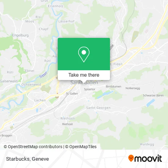 Starbucks map