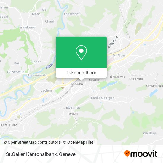 St.Galler Kantonalbank map