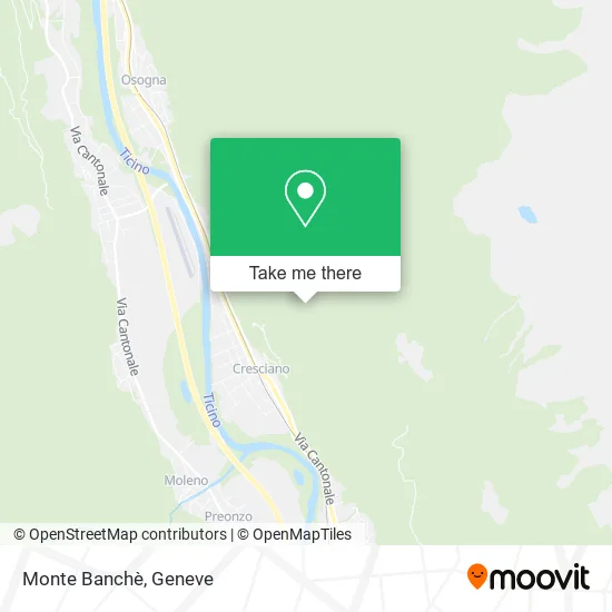Monte Banchè plan