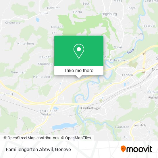 Familiengarten Abtwil map