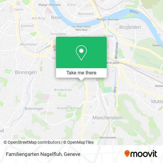 Familiengarten Nagelfluh map