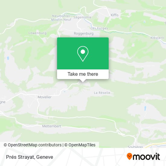 Prés Strayat map