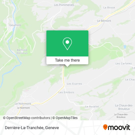 Derrière-La-Tranchée map