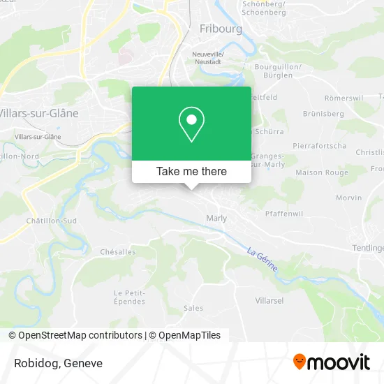 Robidog map