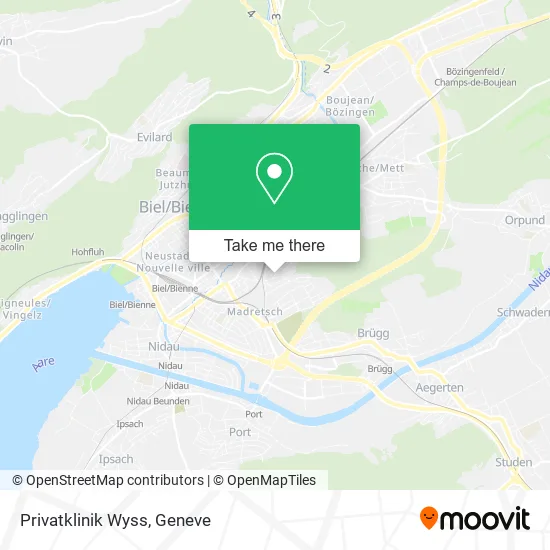 Privatklinik Wyss map