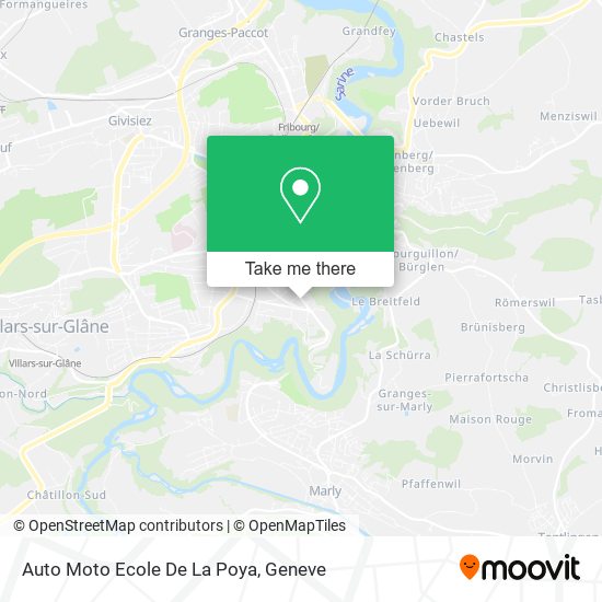 Auto Moto Ecole De La Poya map