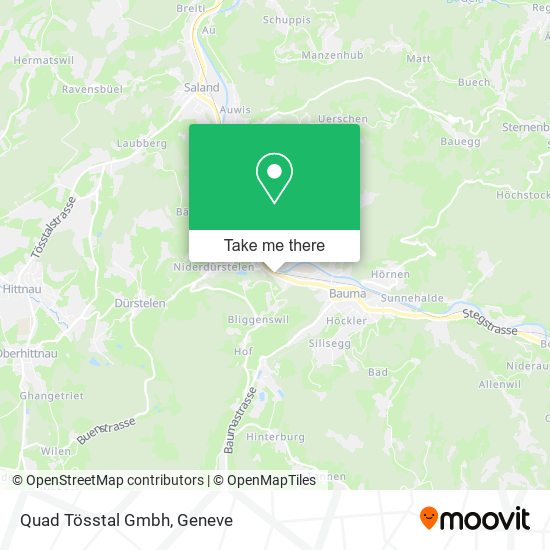 Quad Tösstal Gmbh map