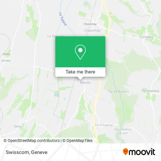 Swisscom map