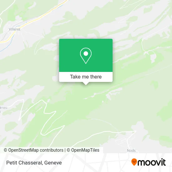 Petit Chasseral map