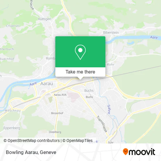 Bowling Aarau map