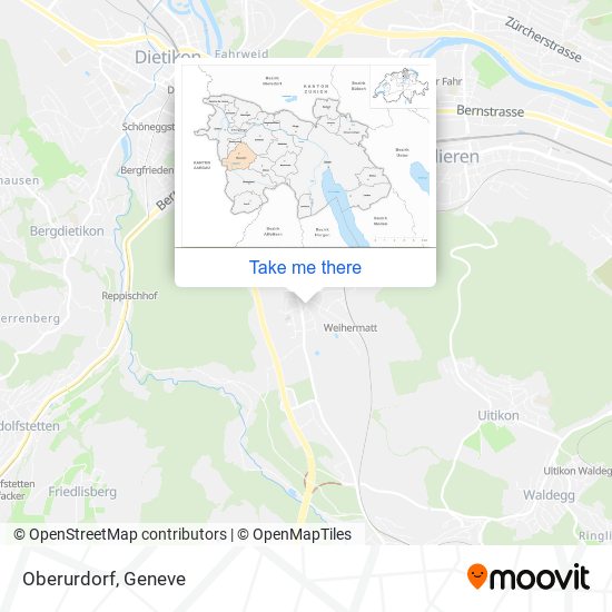 Oberurdorf map