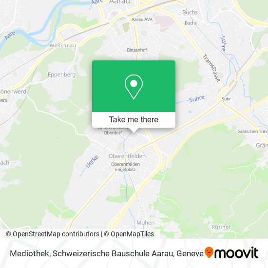 Mediothek, Schweizerische Bauschule Aarau map