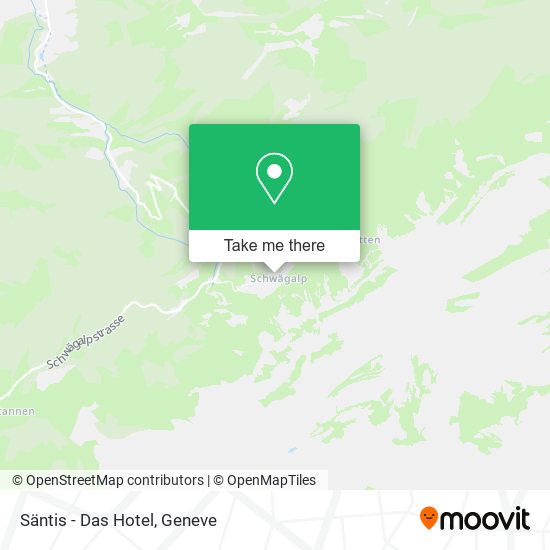 Säntis - Das Hotel map